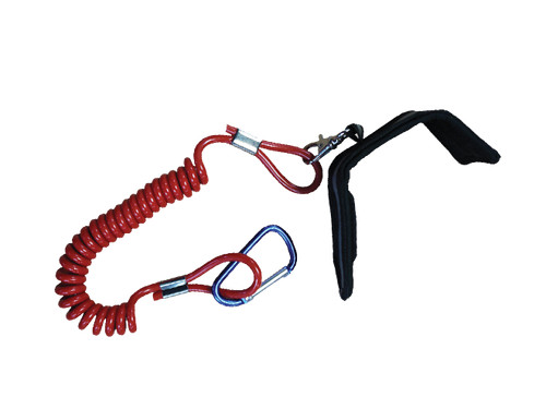 Deluxe coil paddle leash - coil,