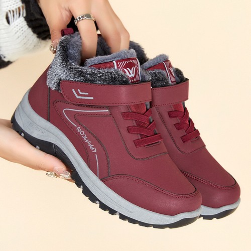 Women warm snow boots with - warm,