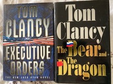 2x HC Tom Clancy Books -