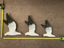 Beswick Ceramic Flying Seagulls Wall Plaque Vintage In Excellent Used Condition
