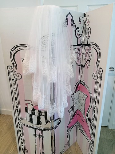 Wedding veil double layered - wedding,