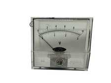 Vintage Voltmeter Panel Gauge