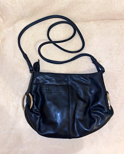 Radley black leather - black, crossbody