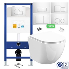 Rimless Wall Hung Toilet Pan &