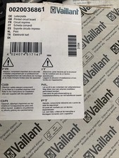 Vaillant 0020036861 Printed