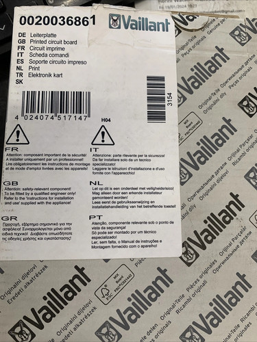 Vaillant 0020036861 printed - vaillant,