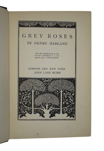 1902 henry harland - harland, grey