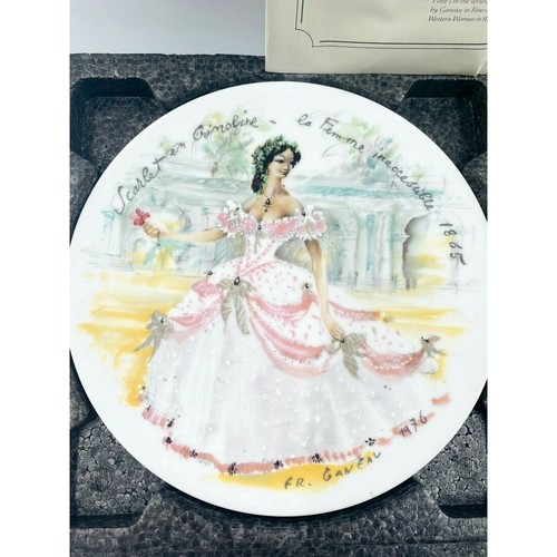 Limoges scarlet crinoline - in,