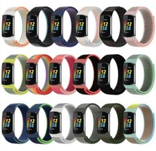 Watch Strap Band For Fitbit Charge 5 / Charge 6 Woven Nylon Fabric Braided