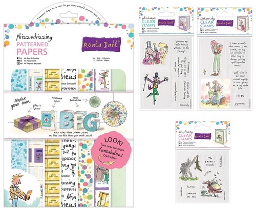 Roald dahl stamps paper pack - roald,