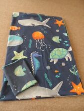 Kirkton House Sea Life Theme Single Bed Set Duvet Cover & Pillowcase Starfish Wh