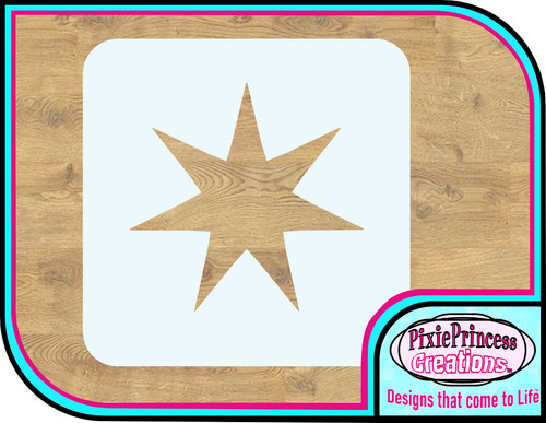 Star shape space - star, mylar
