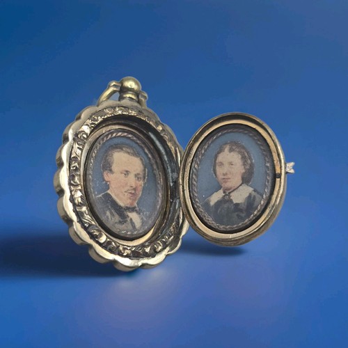 Victorian 9ct gold back - 9ct,