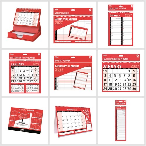 2027 wall calendar slim - calendar,