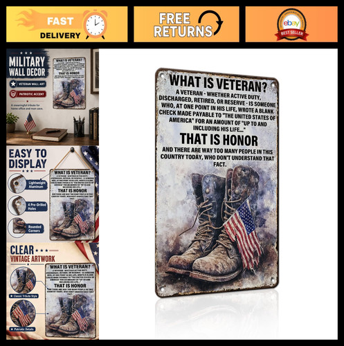 Veteran sign military - sign,
