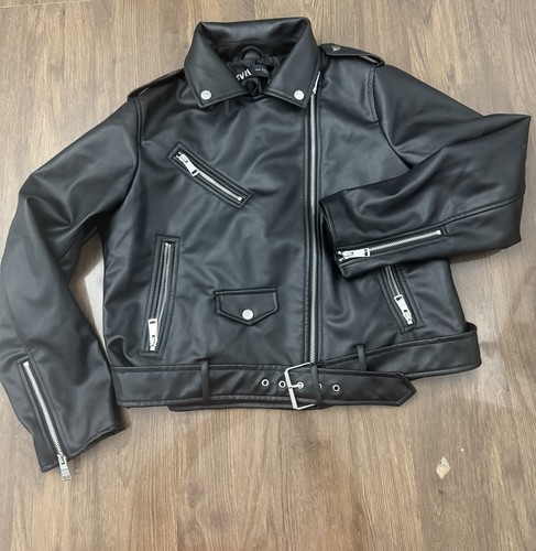 Zara women leather jacket - women’s,