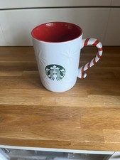Starbucks Candy Cane Embossed