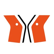 Pyramid Decal Red Fits Yamaha