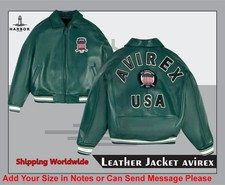 Men's Avirex leather jacket