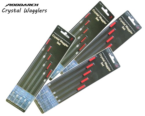 Crystal waggler fishing floats - crystal,