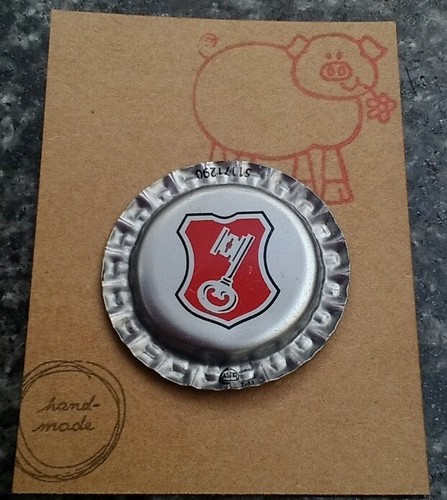 Bottle cap fridge - cap, becks