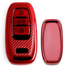 Red w/Carbon TPU Key Fob