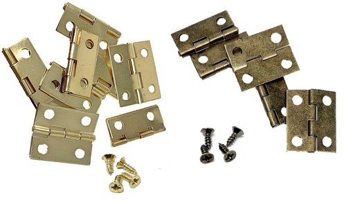 Small hinges with screws - small,