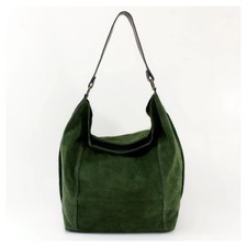 Real Leather Suede Hobo Woman