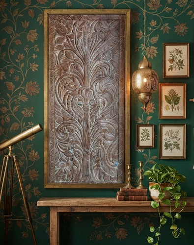Vintage hand carved wooden - hand-carved,