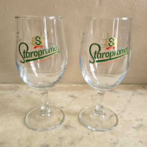 Staropramen stemmed half - staropramen,