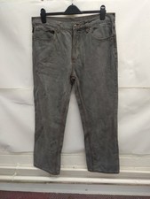 COTTON TRADERS x GUINNESS mens W36 grey jeans VGC