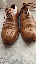 Firetrap Shoes Tan Size UK 8 EU 42 Brogues Used