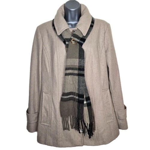 London fog wool blend scarf - wool,