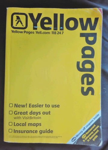Yellow pages telephone - yellow,