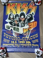 Kiss concert poster - Prague