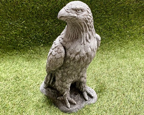 Concrete eagle ornament - eagle,
