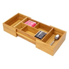 Bamboo Small Adjustable Drawer
