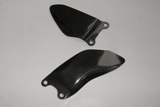 CARBON FIBRE Heel Plates Suzuki GSXR 600 750 1000 K10 to present