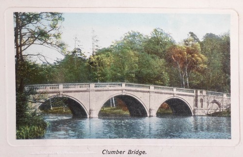 Clumber bridge postcard - postcard, ref