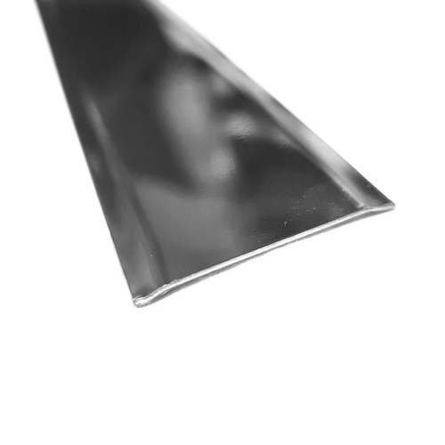 Chrome flat aluminium door - flat,