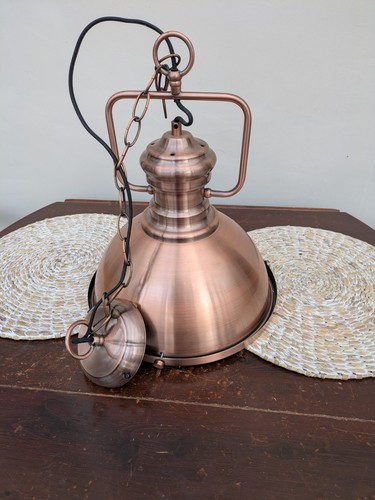 Large copper fisherman - copper, fisherman's