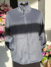 32 Degrees Heat Womens Size XL: UK 16-18 Light Grey Thick Full Zip Fleece Jacket