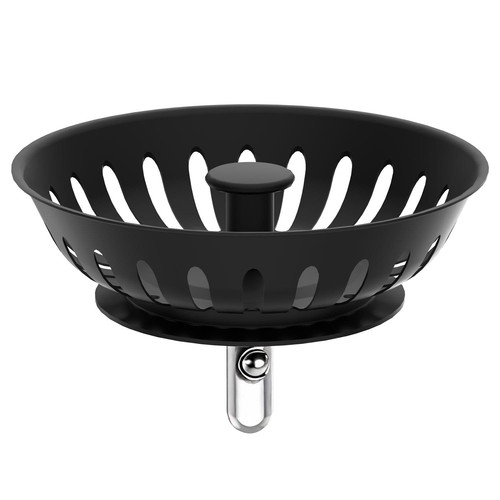 Black kitchen sink deep - black,