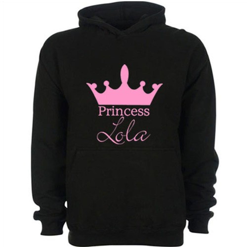 Personalised princess hoodie - personalised,