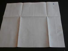 Piece of ivory cream aida cross stitch embroidery fabric 14hpi   44 x 37cm