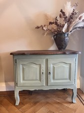Gorgeous Neat French Sideboard Cabinet Bedside Table Locker Duck Egg