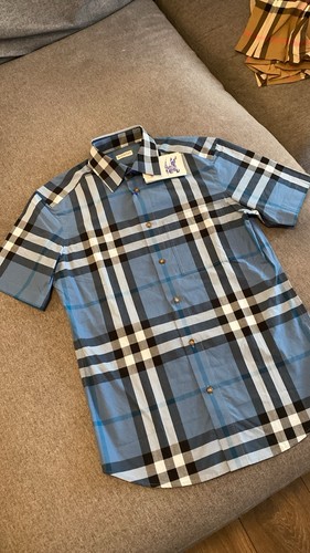 Burberry shirt navy - burberry, gray