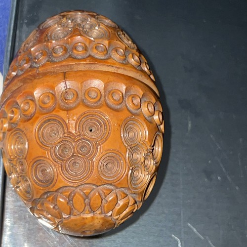 Antique finely carved coquilla - carved,
