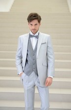 New wedding tuxedo grey - new,