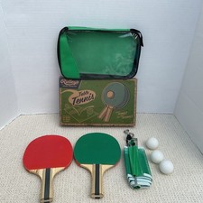 Ridley’s Table Tennis in Travel Case Table Top Ping-Pong 3 Balls 2 Bats 1 Net 